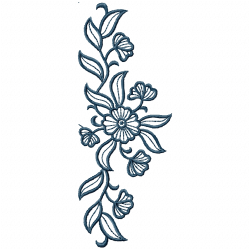Flowers And Tree Embroidery Design 5 Flowers And Tree Embroidery Design 5